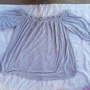 Knox Rose 3/4th Sleeve Striped Blouse